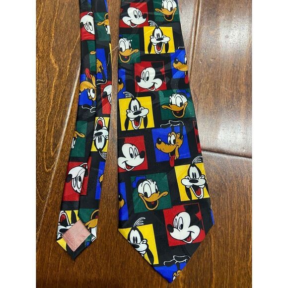 Balancine Hot Cakes x Disney Vintage 90s Character Multicolor Dress Tie Mens - Picture 3 of 6